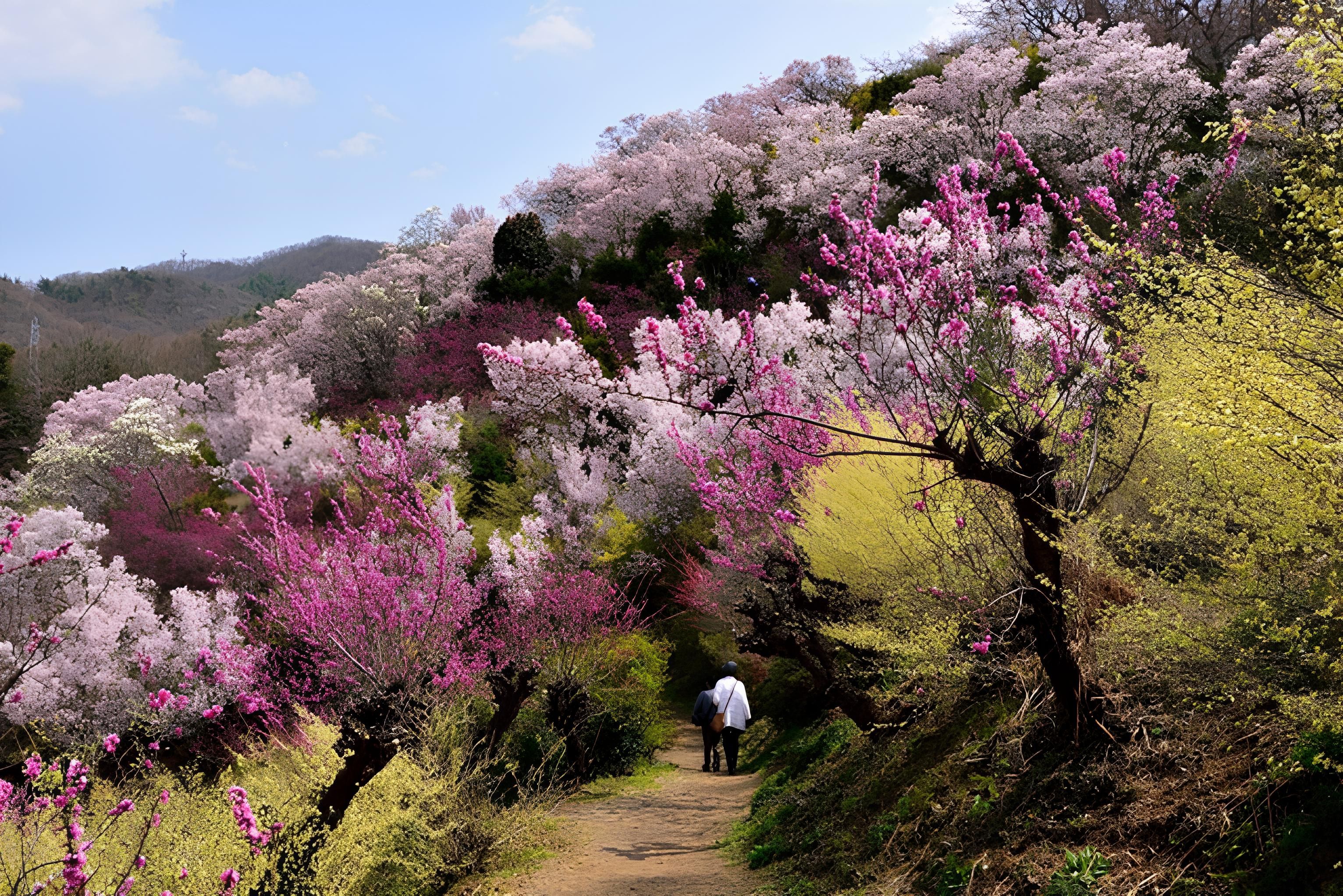 日本東北賞櫻景緻－福島縣 花見山公園