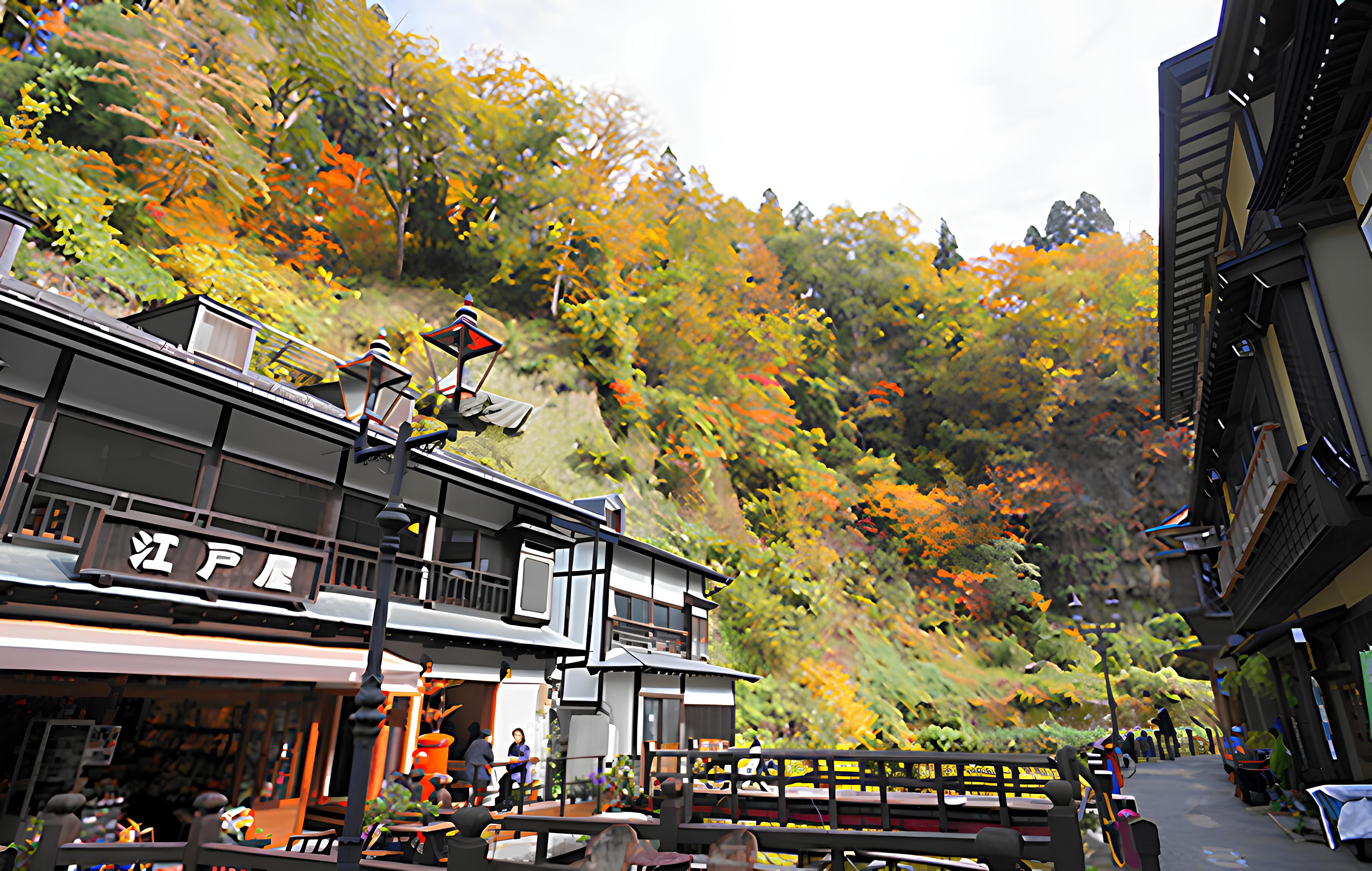 賞楓景點推薦：山形縣－銀山溫泉